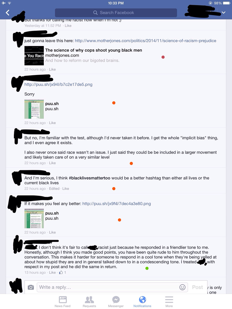 Illustration for article titled Don't Argue with Idiots on FB: A Lesson In 19 Screenshots